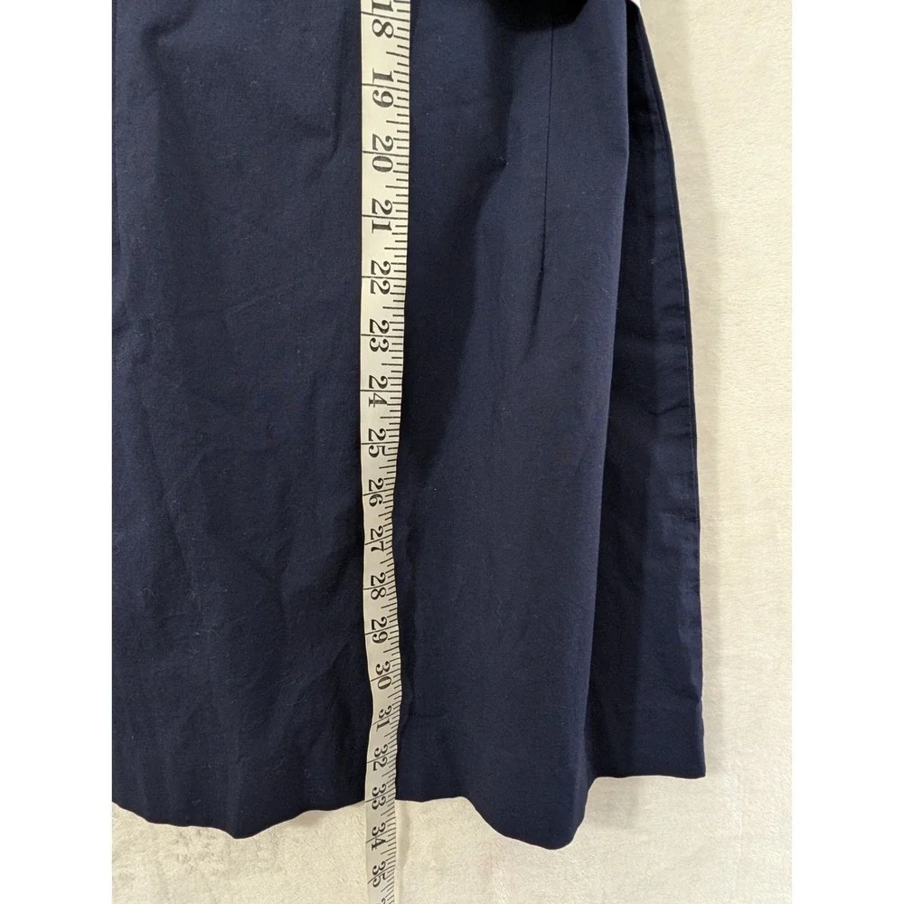 Lilly Pulitzer Shirt Dress 4 Blue Preppy Quiet Luxury Business Casual Old Money - Picture 11 of 11